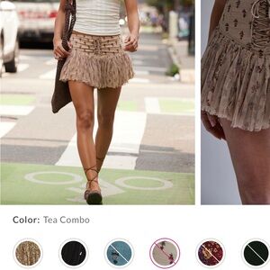 Free people One Blossom Mini Skort